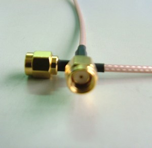 RP SMA(M) st. for RG174/RG316 cable(gold)